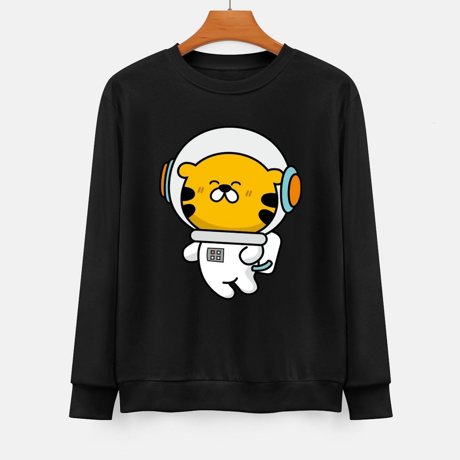 Front Patterned Long Sleeve TopBasicSeries Soft-Touch